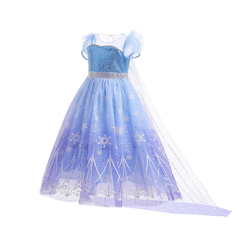 Snowflake Magic Light-Up Princess Dress for Girls