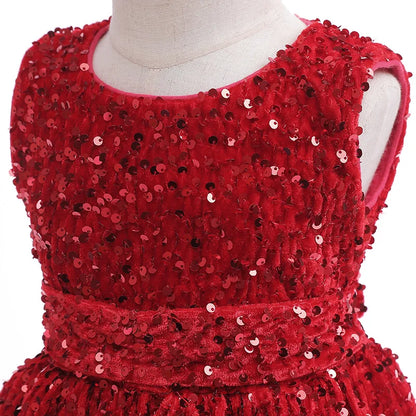Christmas Glitter Princess Dress