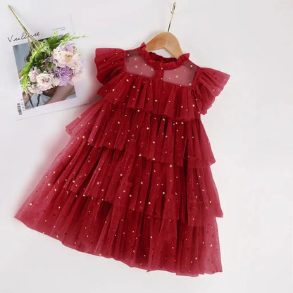 Starry Christmas Tulle Dress
