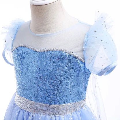 Snowflake Magic Light-Up Princess Dress for Girls