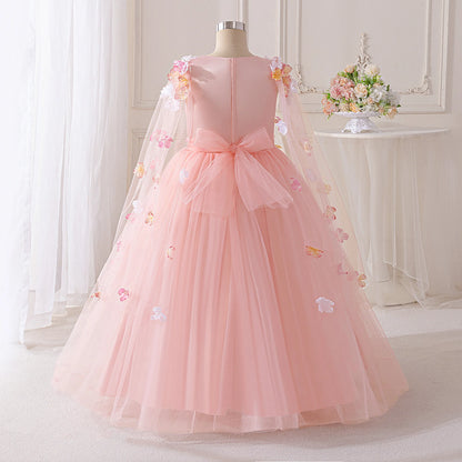 Girls Flower Fairy Princess Dress