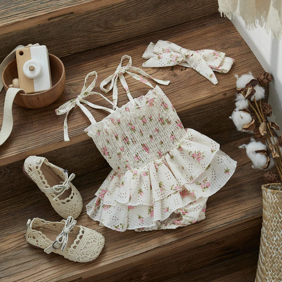 Conjunto de pelele para bebé Cottage Bloom