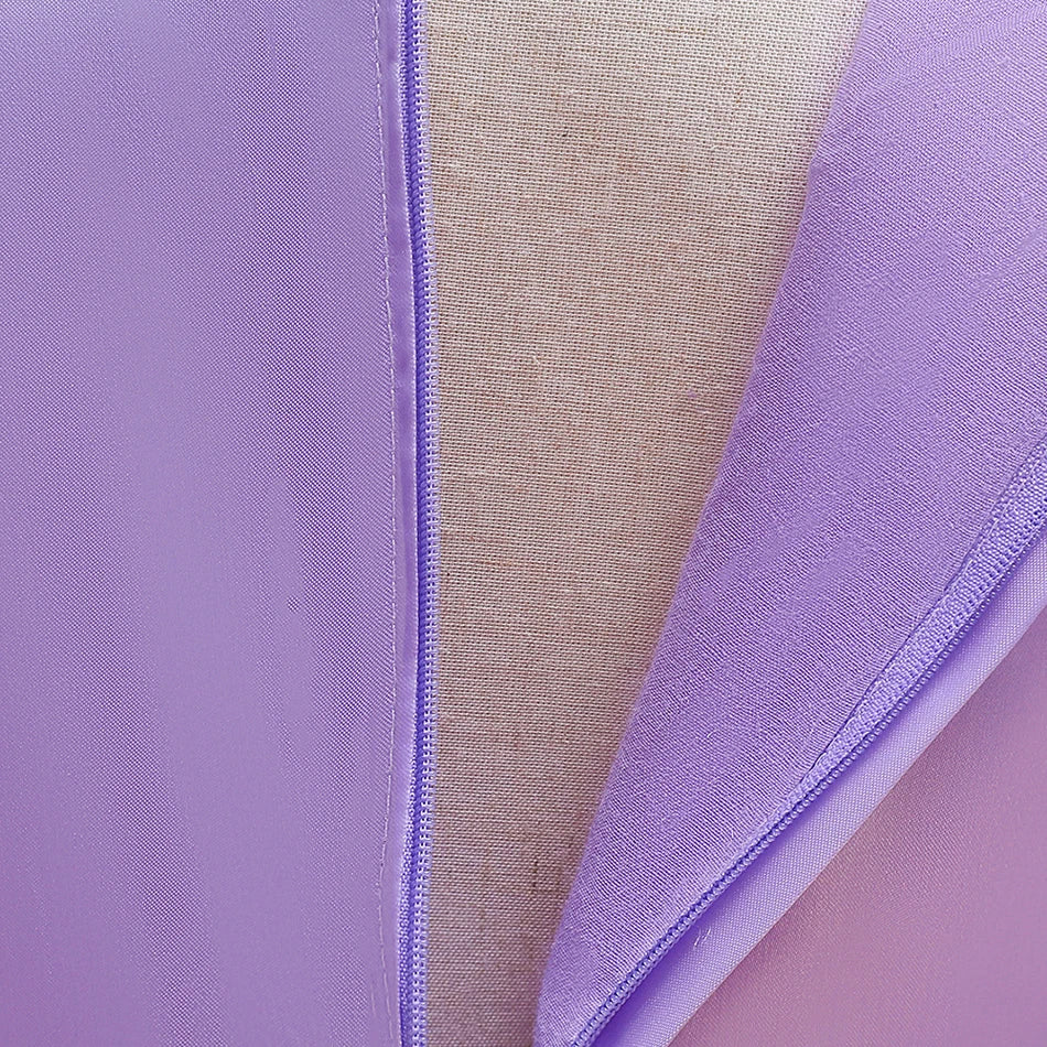 Langärmliges Märchenprinzessinnenkleid – Flieder &amp; Gold