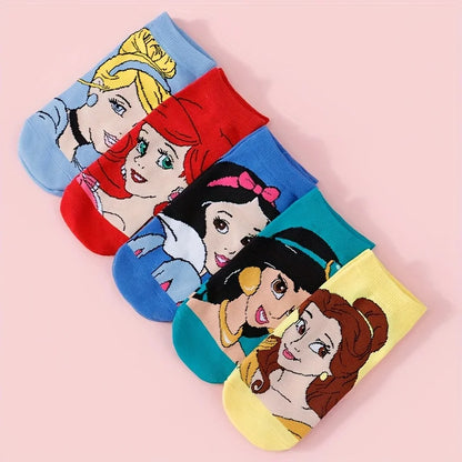 Fairytale Ankle Socks Set – 5 Enchanted Pairs for Magical Days