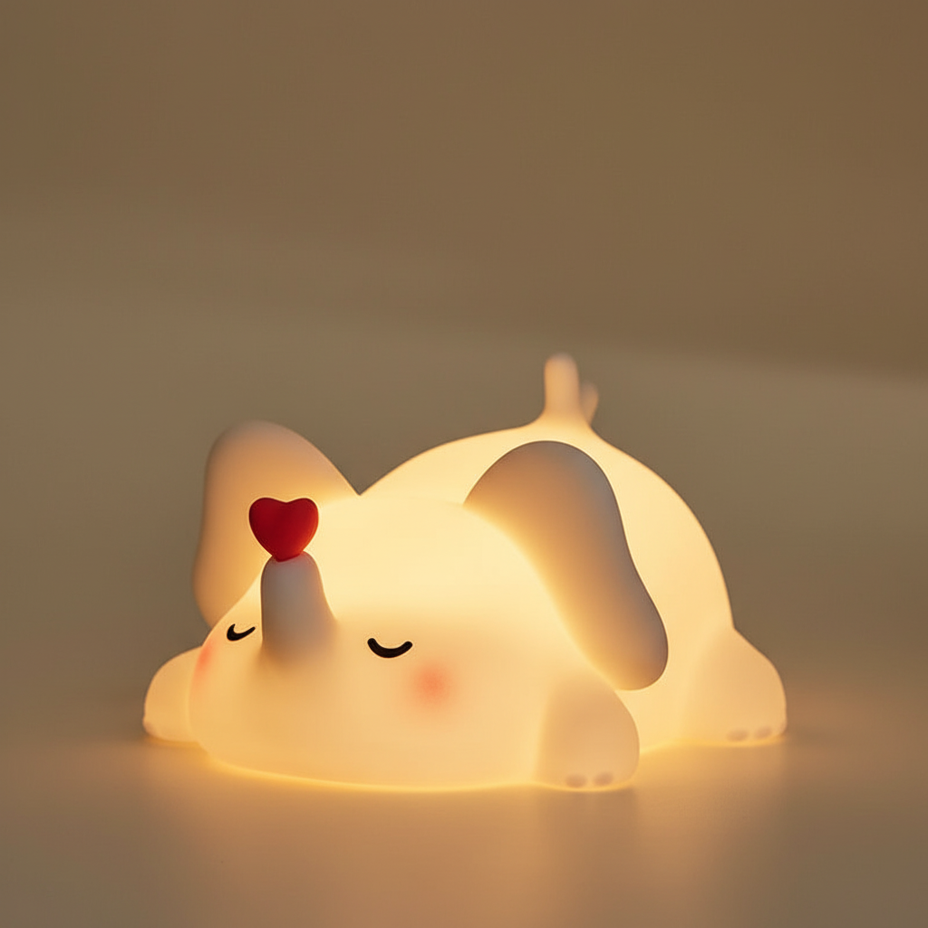 Loving Elephant Silicone Night Lamp