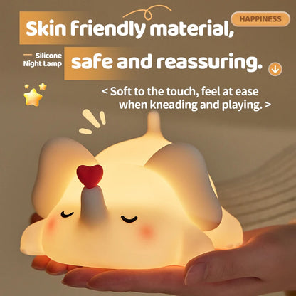 Loving Elephant Silicone Night Lamp