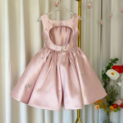 Blush Bloom Crystal Dress