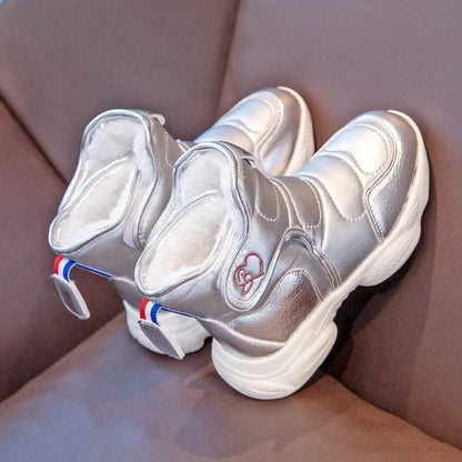 Girls' Silver Winter Boots