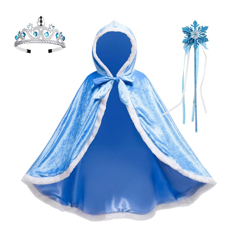 Enchanted Velvet Princess Cape Set