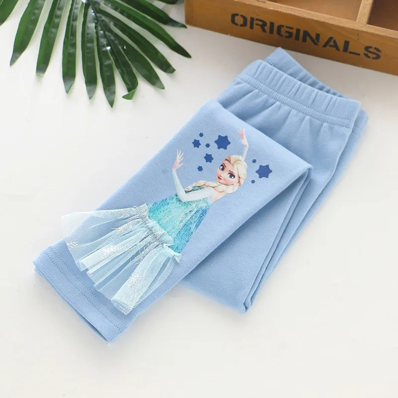 Prinzessinnen-Leggings mit Tüll