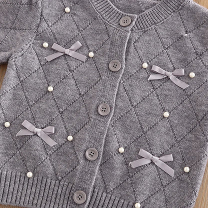 Cozy Elegance Knit Set Gray
