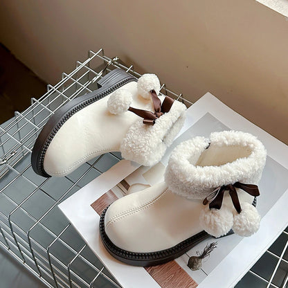 Pom-Pom Lined Winter Boots