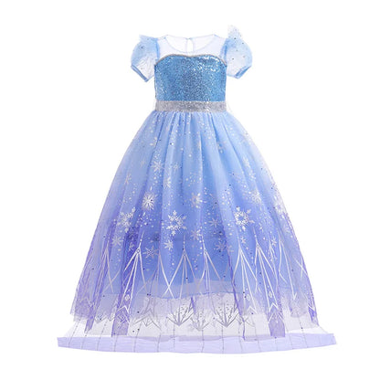 Snowflake Magic Light-Up Princess Dress for Girls
