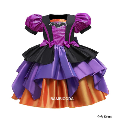 Magical Purple & Orange Bat Princess