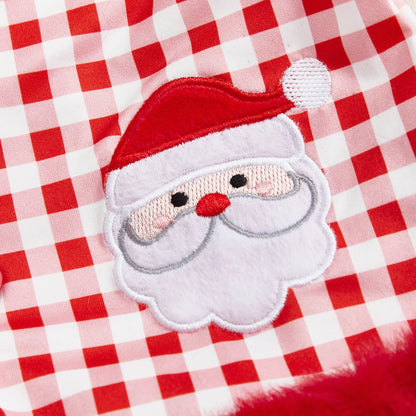 Santa Plaid Kids Pajamas