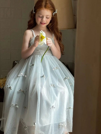 Bluebell Bow Children's Party Dress