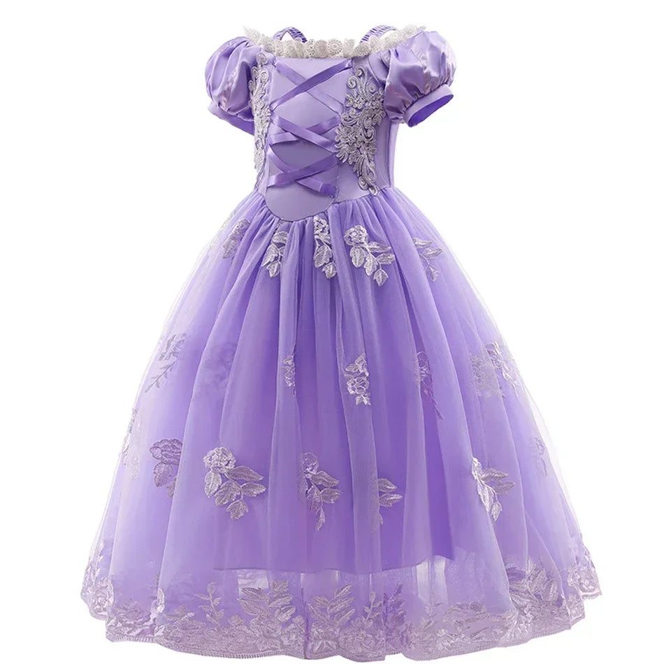 Purple Fairytale Princess Costume with Accessories