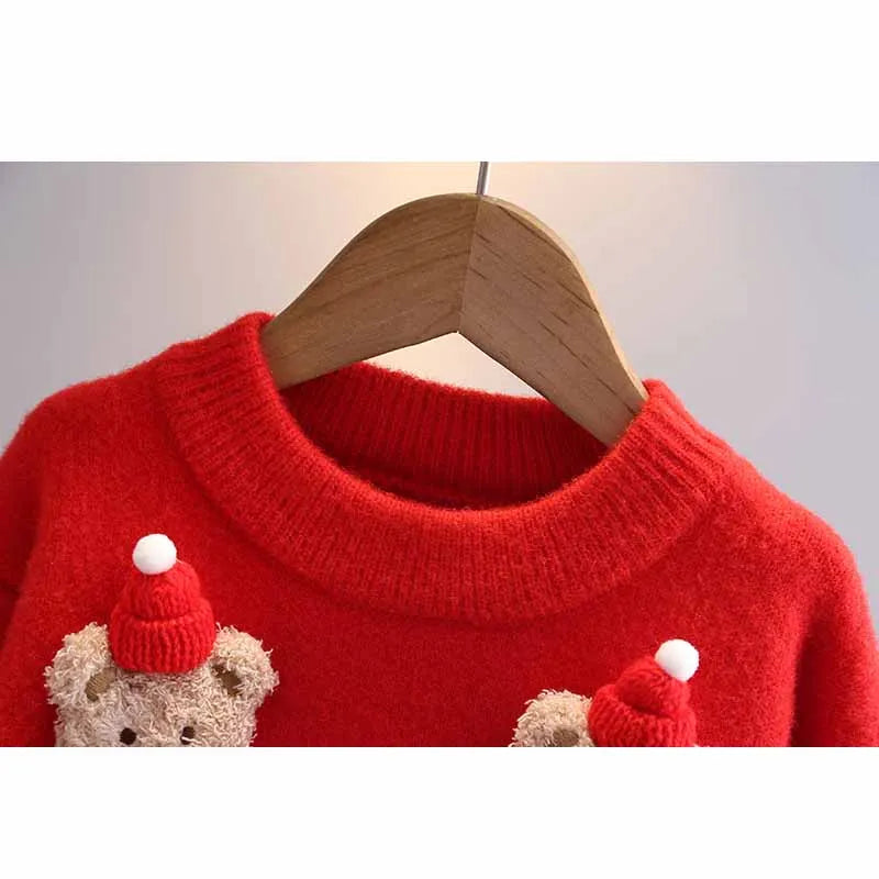Kids’ Christmas Bear Sweater