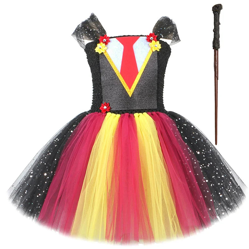 Disfraz de la Escuela de Magos de Gryffindor para niña