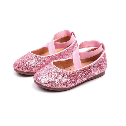 Sparkle Twirl Glitter Ballerina Shoes