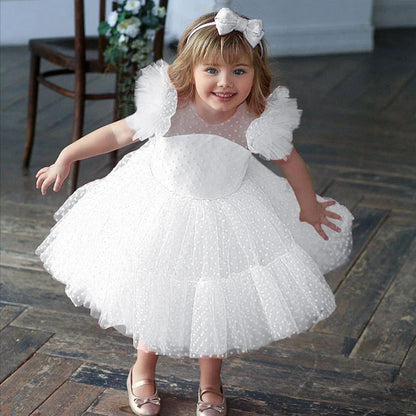 Vestido de fiesta infantil de tul – Colores 