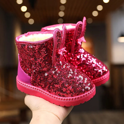Sparkle Bunny Winter Boots