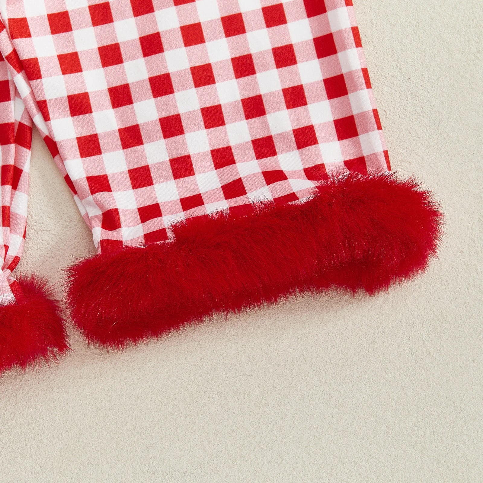 Santa Plaid Kids Pajamas