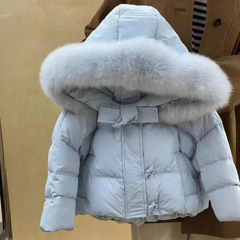 Winter Bow Charm Coat