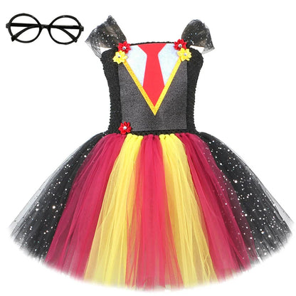 Disfraz de la Escuela de Magos de Gryffindor para niña