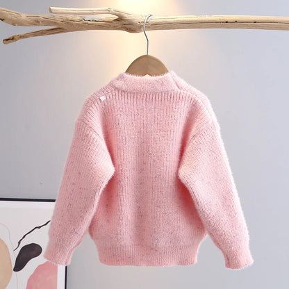 Maglione lavorato a maglia da principessa sirena 