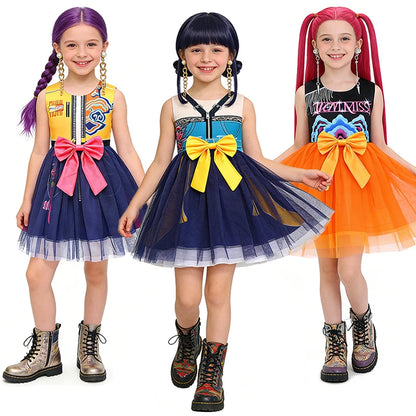 Girls’ Fire Star K-Pop Princess Dress
