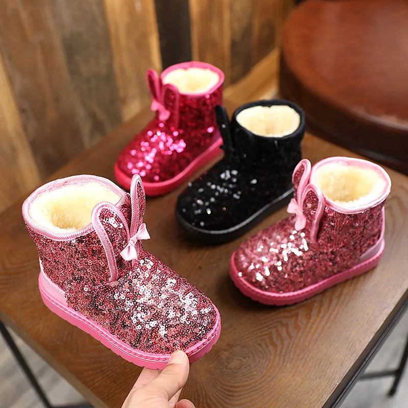 Sparkle Bunny Winter Boots