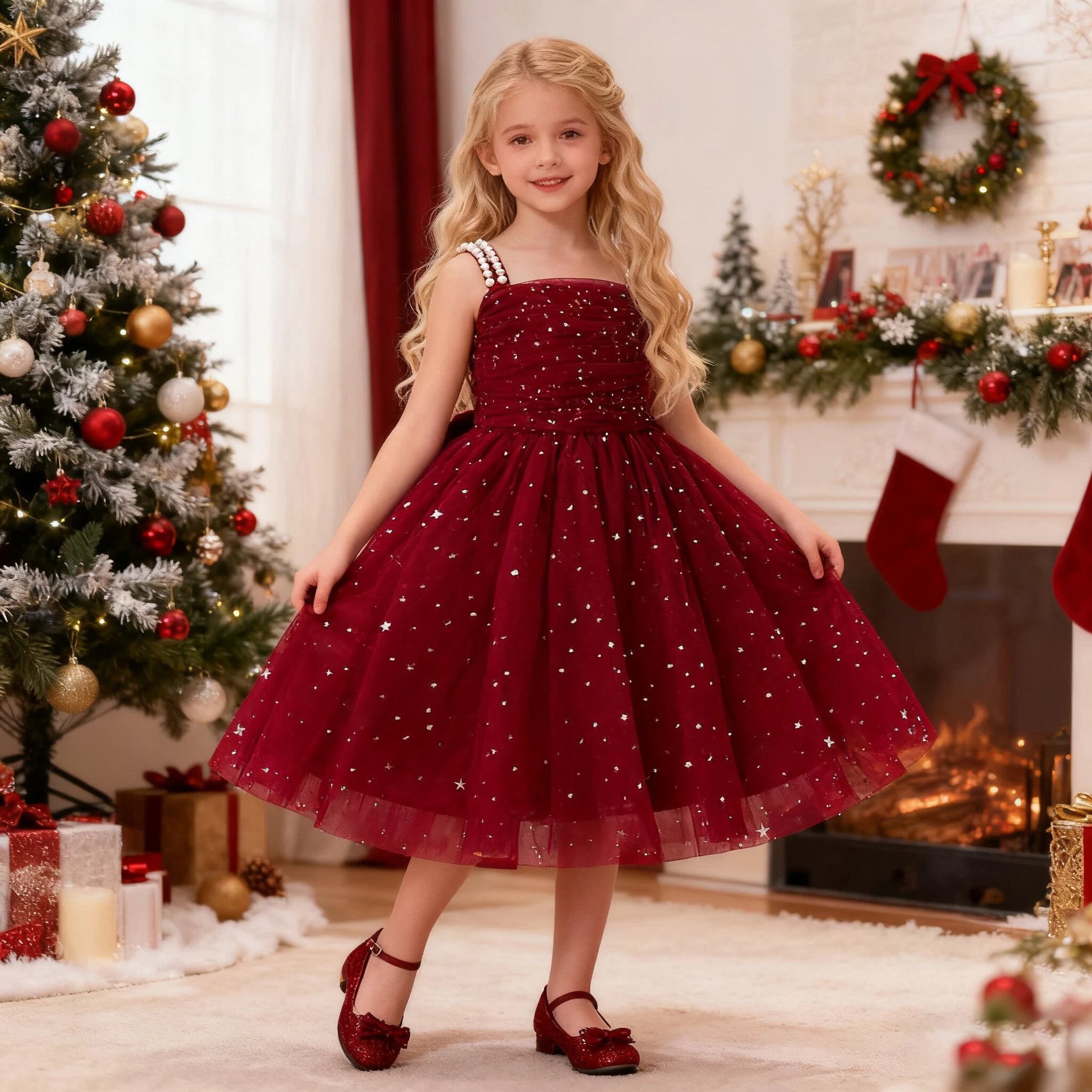 Celestial Sparkle Princess Dress