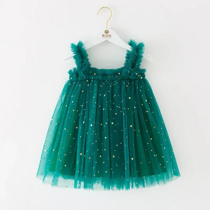 Christmas Starry Tulle Dress