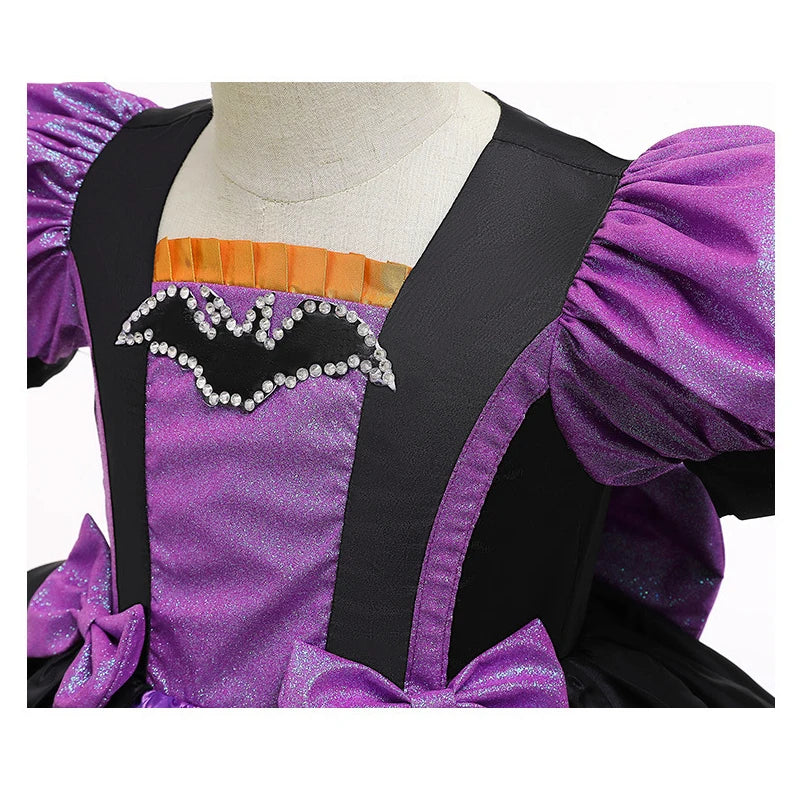 Magical Purple & Orange Bat Princess