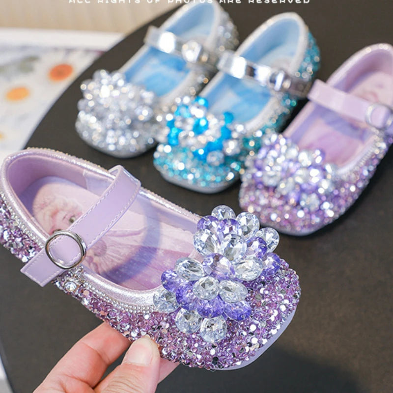 Sparkle Crystal Princess Shoes for Girls
