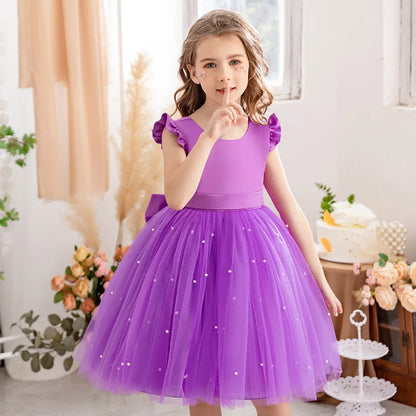 Vestido de fiesta para niñas mayas