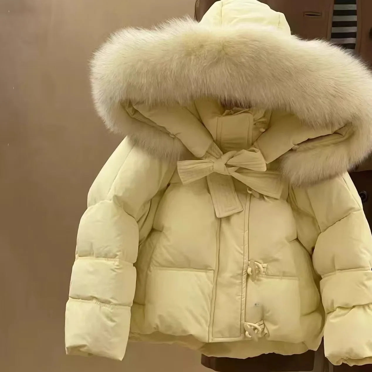 Winter Bow Charm Coat