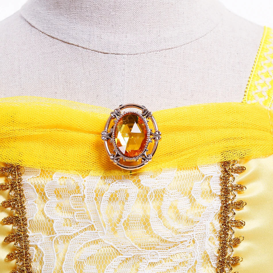 Gelbes Prinzessinnenkleid