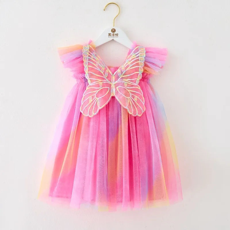 Butterfly Tulle Dress for Girls