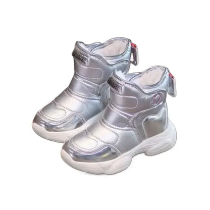 Girls' Silver Winter Boots