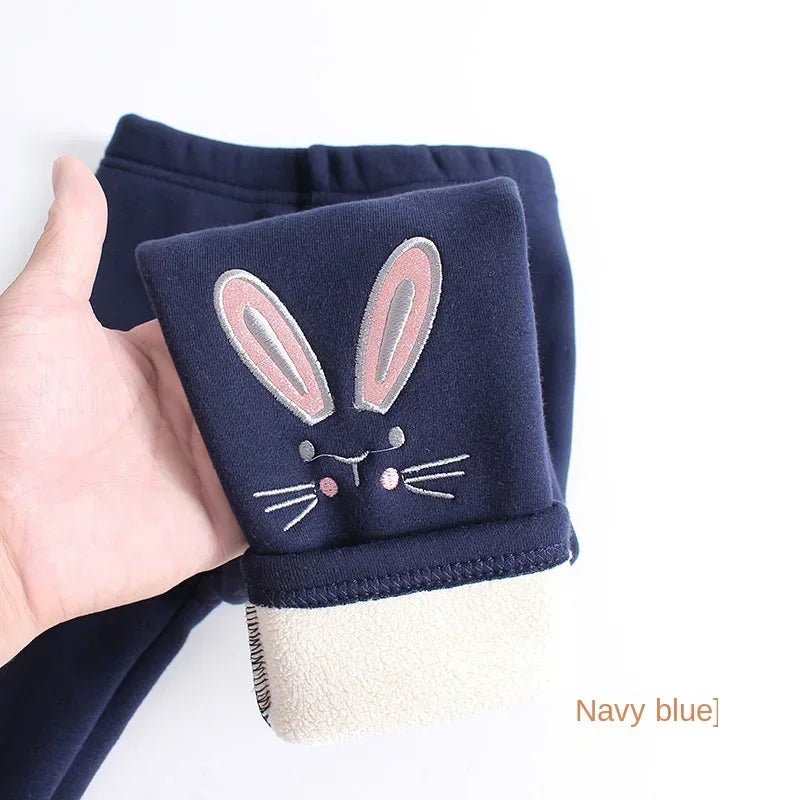 Leggings foderati in pile Bunny Cuddles