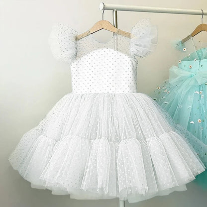 Vestido de fiesta infantil de tul – Colores 
