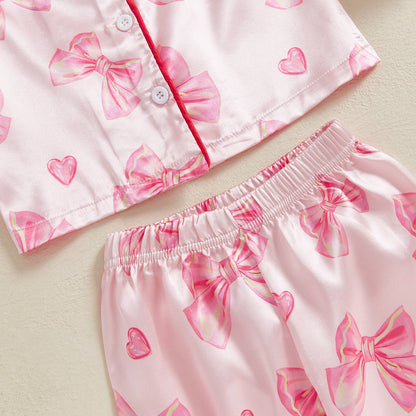 Berry Bow Kids Pajamas
