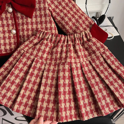 Royal Tartan Bow Set