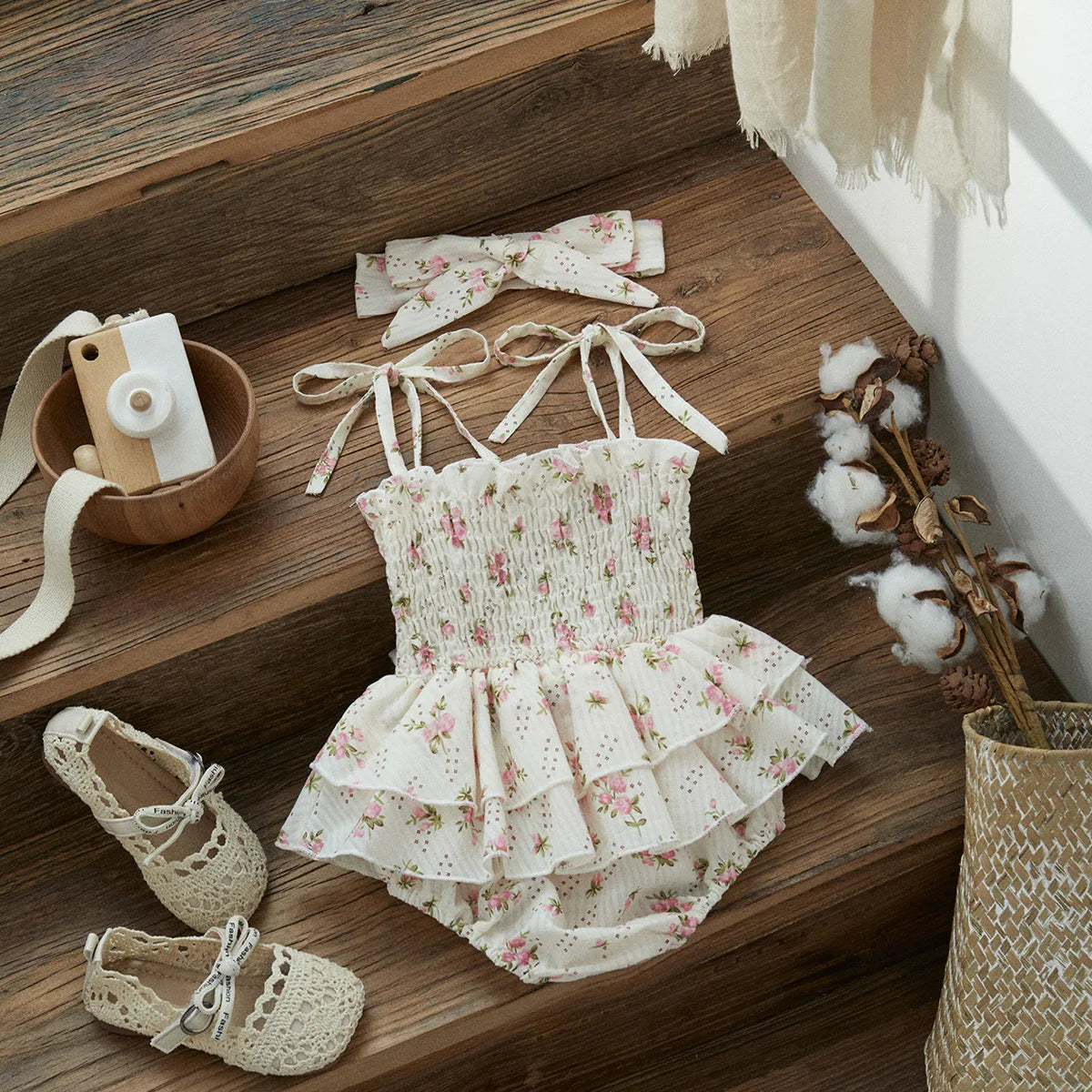 Conjunto de pelele para bebé Cottage Bloom