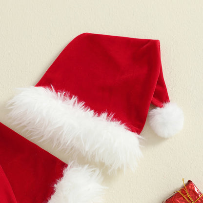 Cozy Claus 3-Piece Holiday Outfit
