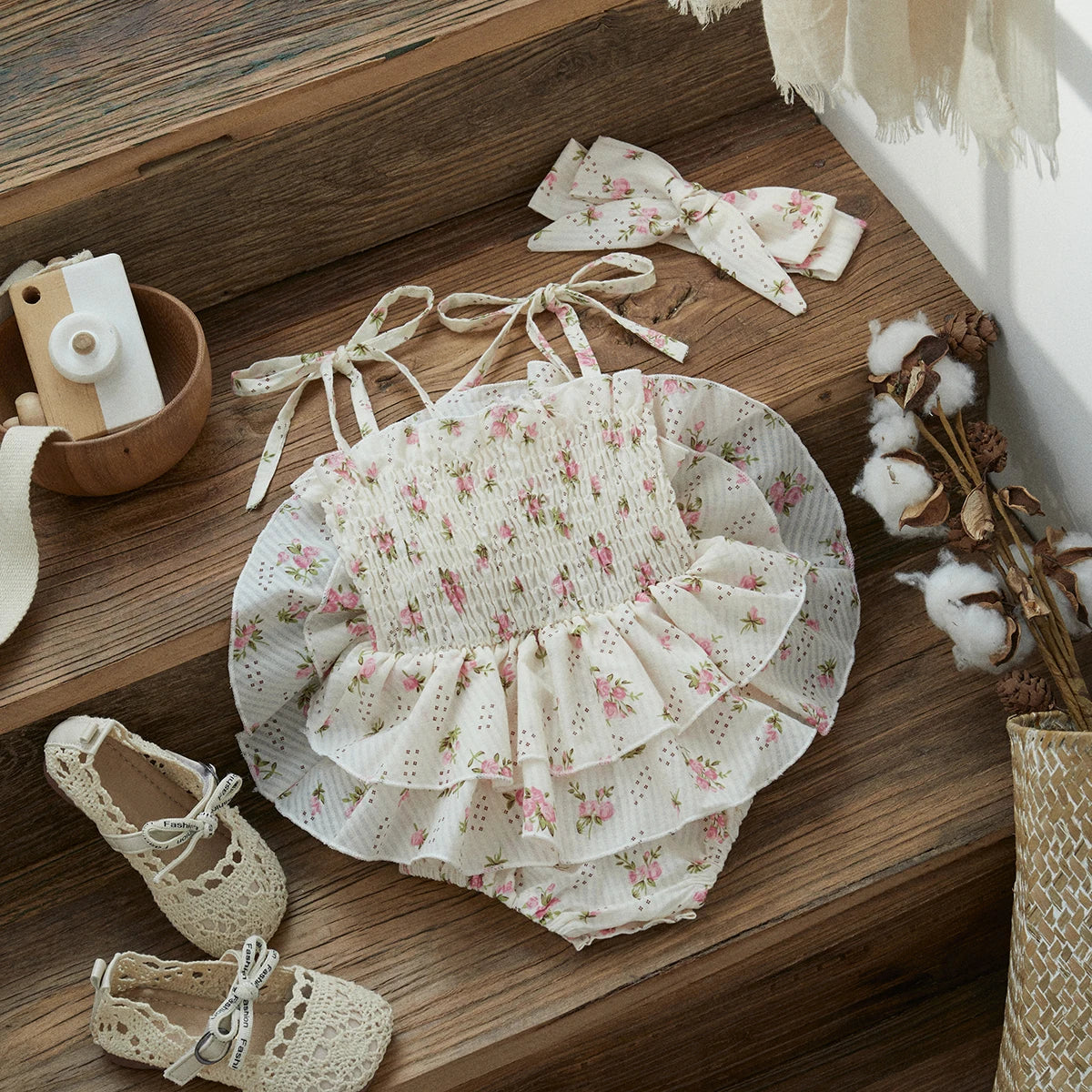 Conjunto de pelele para bebé Cottage Bloom