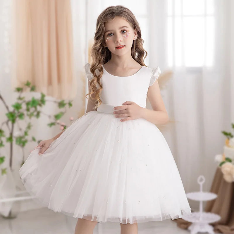 Vestido de fiesta para niñas mayas