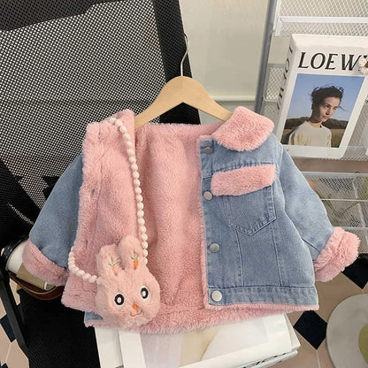 Bunny Snuggle Denim Jacket